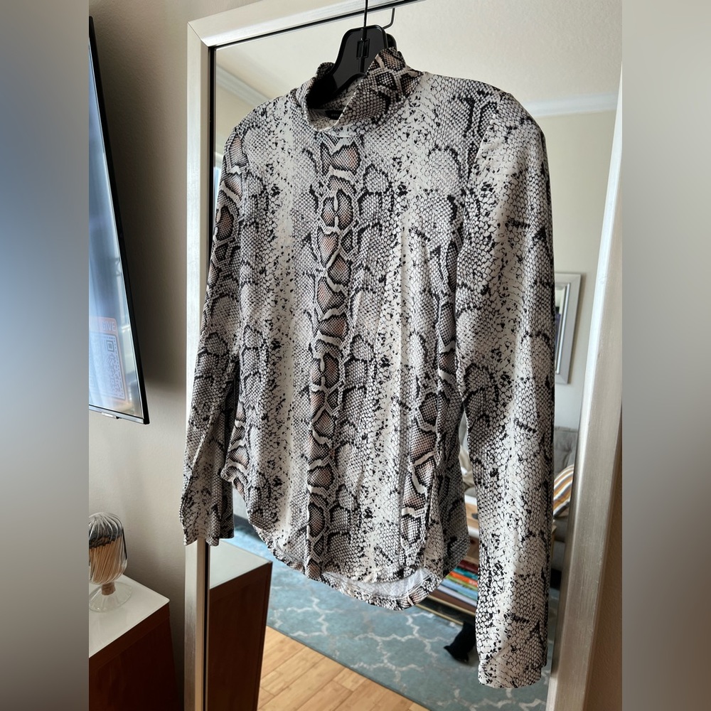 French Connection Mock Neck Top